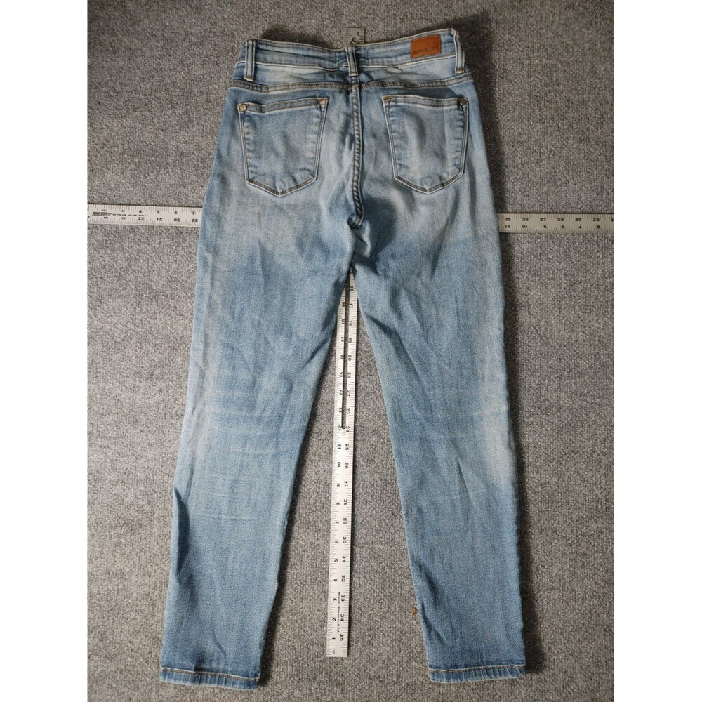 Judy Blue Jeans Women’s 7/28 Washed Skinny Mid Rise Stretch Casual USA Made - Picture 3 of 5